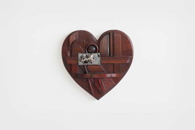 Max Neufeldt Gear Heart Collage, c. 1990