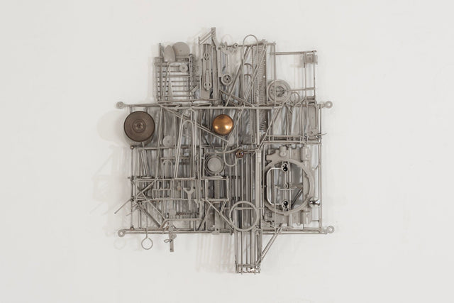 Max Neufeldt Metal Collage –Assemblage Sculpture