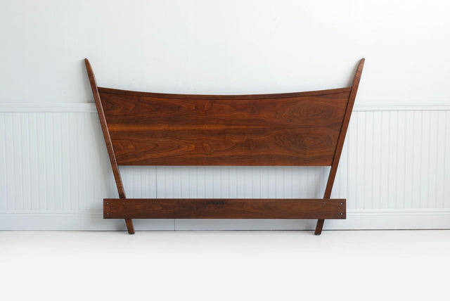 George Nakashima for Widdicomb, Queen Headboard in Oiled Black Walnut, 1958