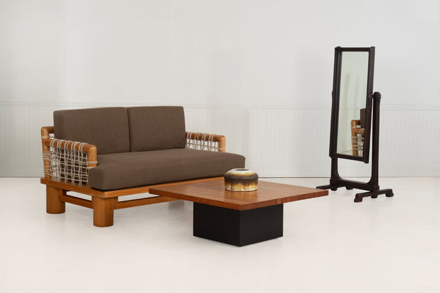 Karl Springer for Karl Springer, Ltd Dowelwood Sofa, c. 1980