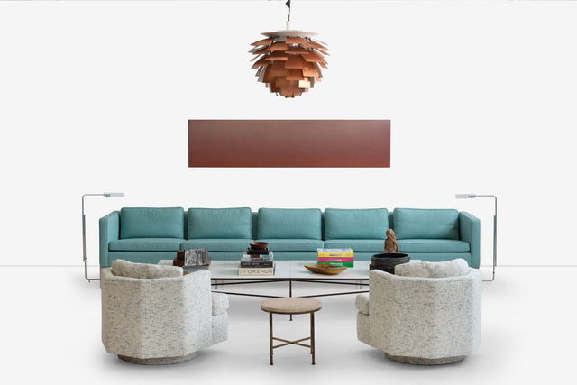 William Armbruster Custom Monumental five-seat Sofa for the Chase Manhattan Executive Offices.