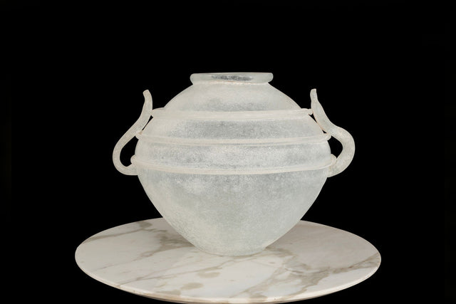 Karl Springer Scavo Murano Glass Vessel by Seguso, 1980s