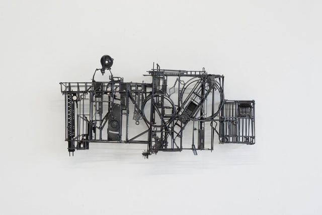 Max Neufeldt Metal Assemblage Sculpture, c. 1990