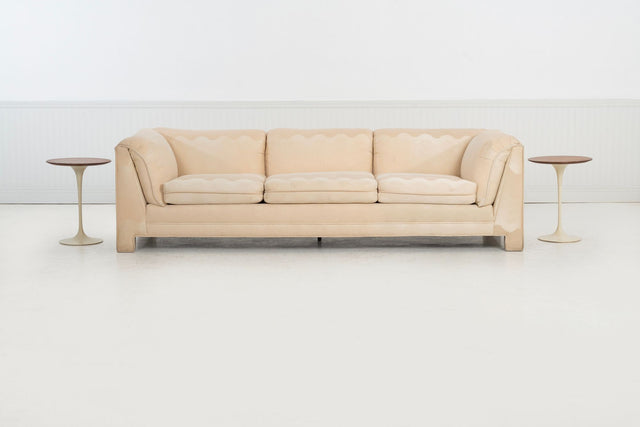 Early Eero Saarinen “Tulip” Side Tables, c. 1960 –Walnut Tops & Cast-Iron Bases