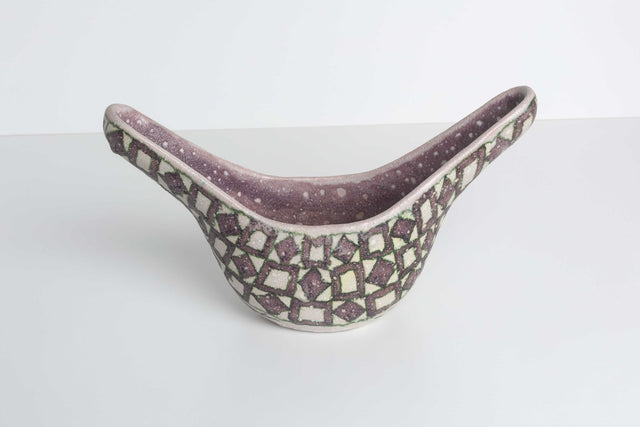 Guido Gambone Vessel Glazed Stoneware Italy, 1955