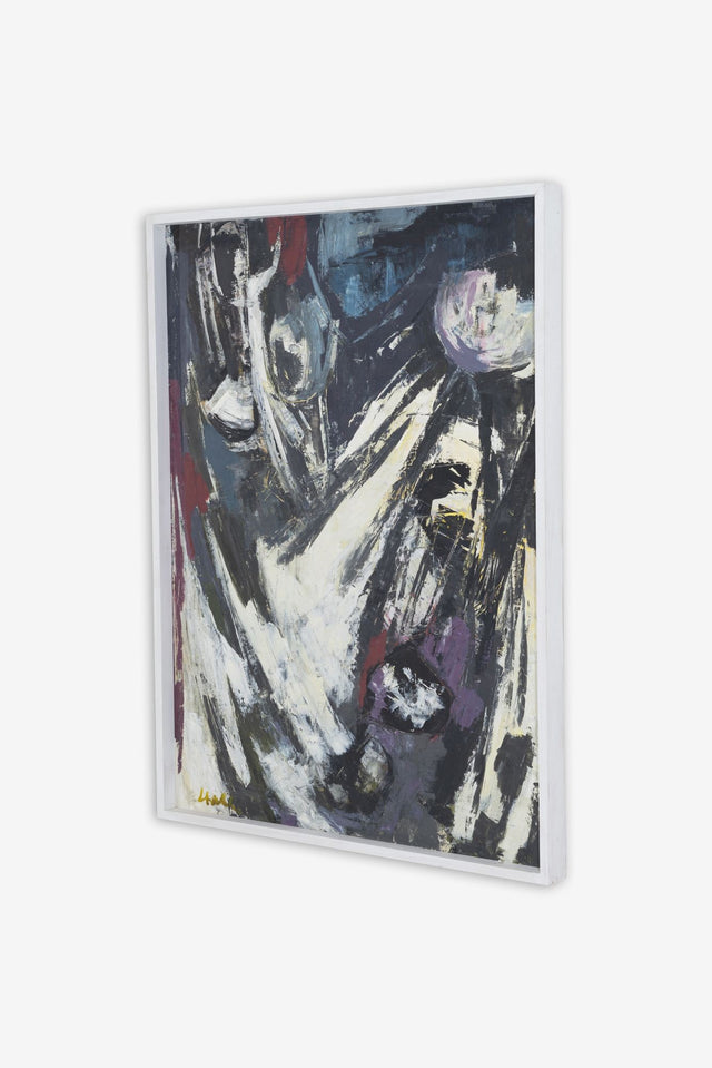 Georg August Stahl Abstract Painting: Composition (1962–63)
