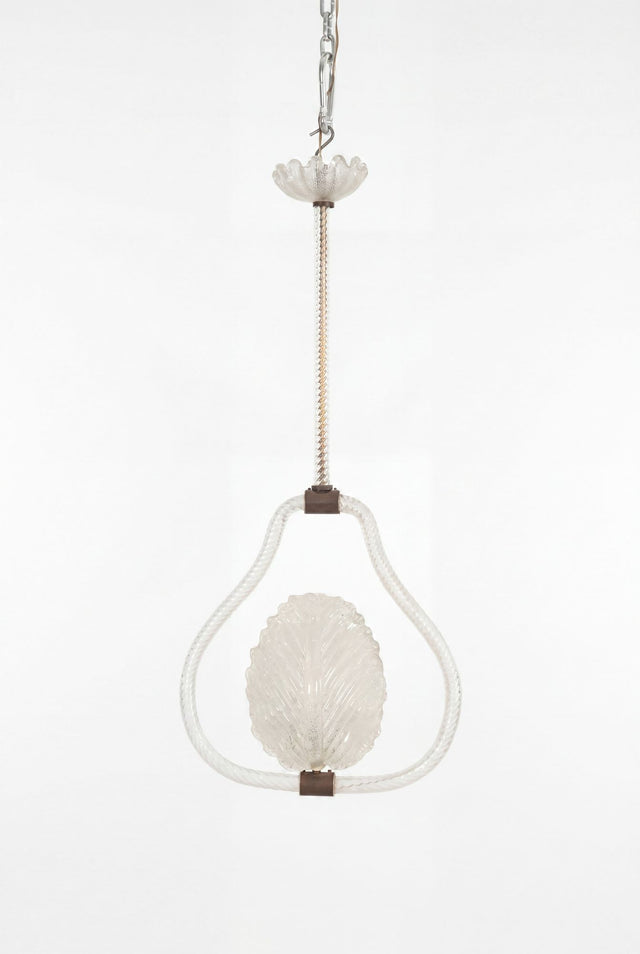 Attributed Barovier & Toso Chandelier, Italy, c. 1950