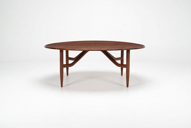 Sam Maloof Dining Table, Solid Walnut, 1959