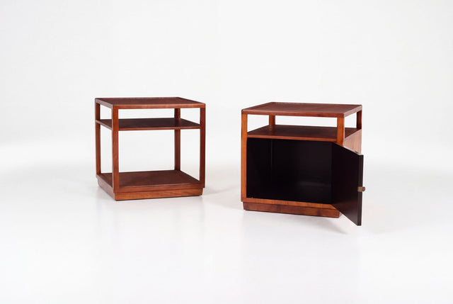 Edward Wormley for Dunbar Pair of Cube End Tables, 1947