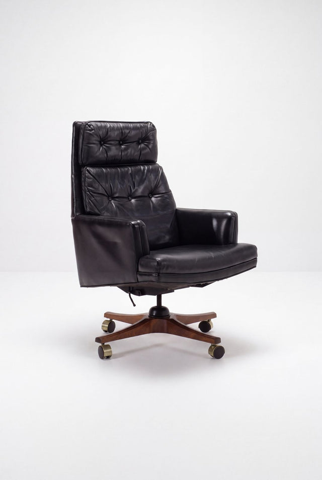 Roger Lee Sprunger for Dunbar Executive Swivel Chair, 1966