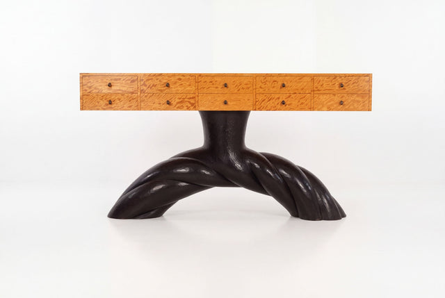 Wendell Castle Twisted Buffet Console Table, 1990