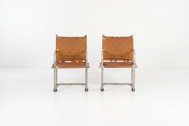 Pair of Warren McArthur Style No. 612 Tennis Chairs ,1935