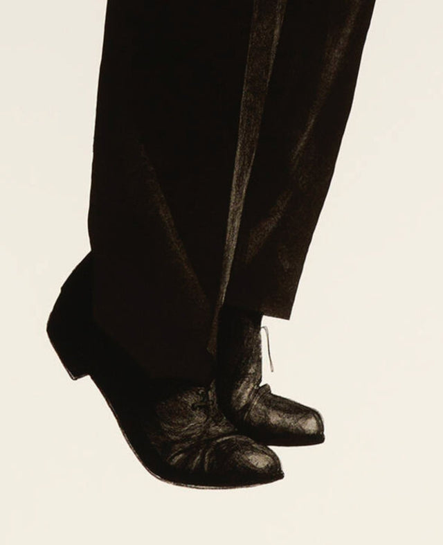 Robert Longo "Edmund" from Men in the Cities, Lithograph, 1985