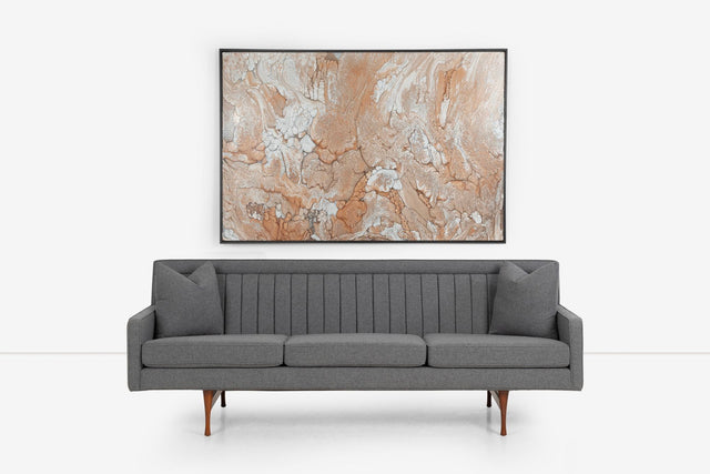 Paul McCobb for Widdicomb Chanel back Three-Seat Sofa