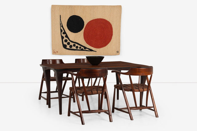 Wharton Esherick Solid Walnut Dining Table 1953