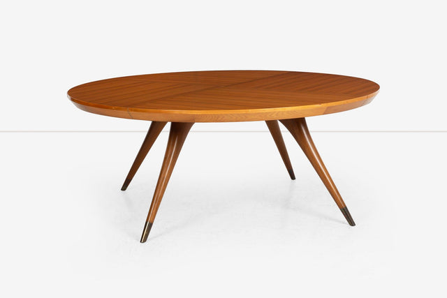 72" Round Vladimir Kagan Dining Table, 1950s