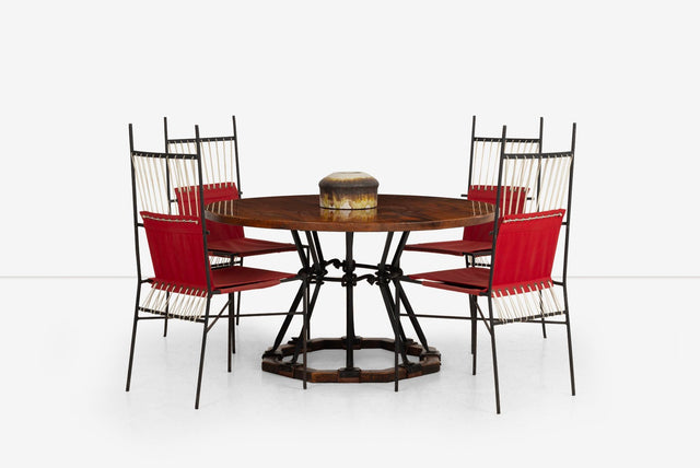 Cleo Baldon for Terra Dining Table, 1960s Venice, California, USA