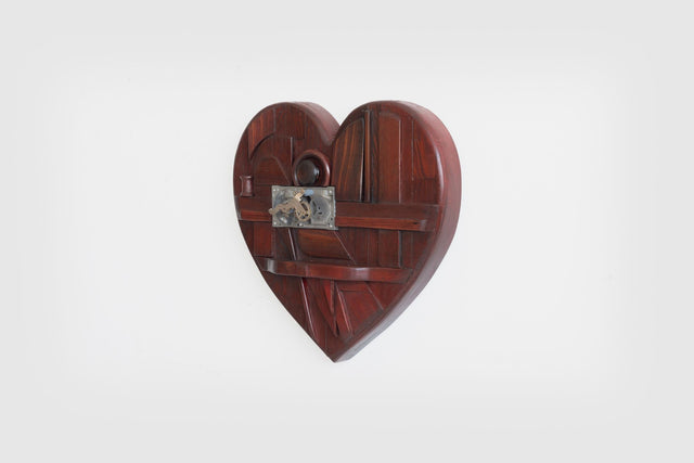 Max Neufeldt Gear Heart Collage, c. 1990