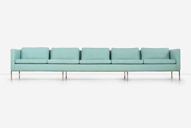 William Armbruster Custom Monumental five-seat Sofa for the Chase Manhattan Executive Offices.