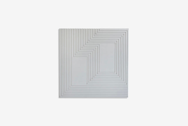 Craig Ellwood Painting Titled "For Josef - Silver #1"