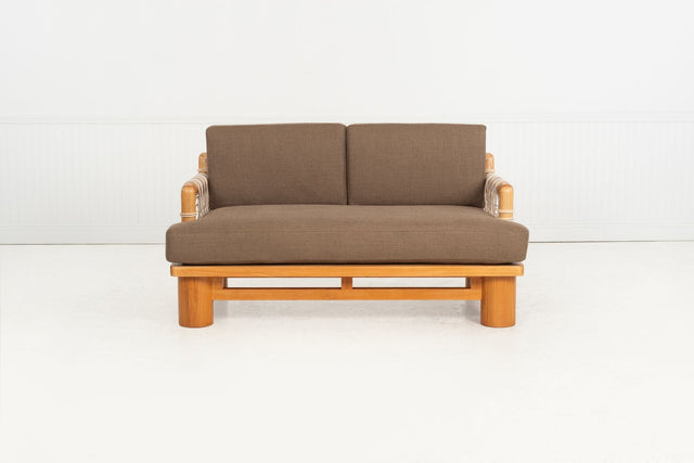 Karl Springer for Karl Springer, Ltd Dowelwood Sofa, c. 1980