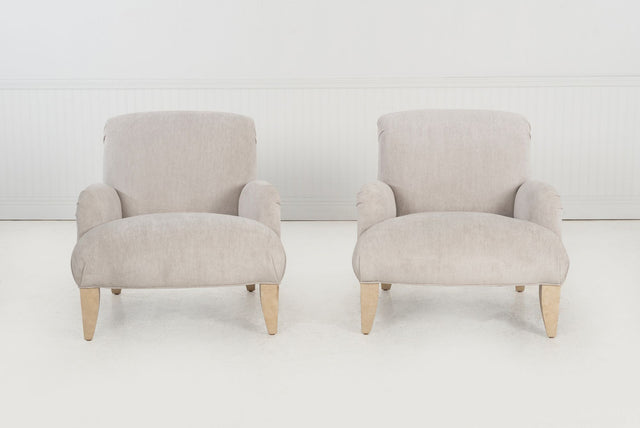 Pair of Kagan Style Lounge Chairs for Design Studio 1980c