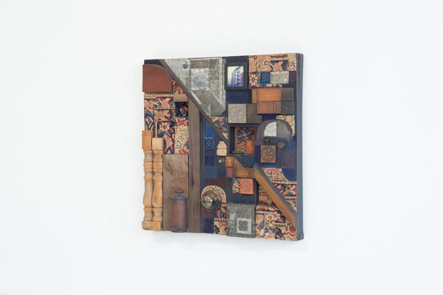 Max Neufeldt “Assembledge” Mixed-Media Assemblage, 1975