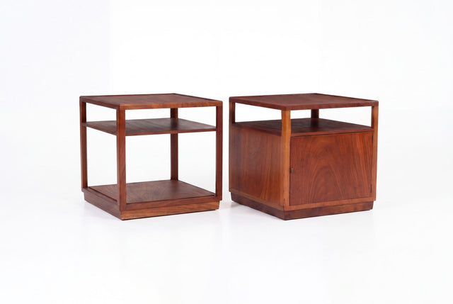 Edward Wormley for Dunbar Pair of Cube End Tables, 1947