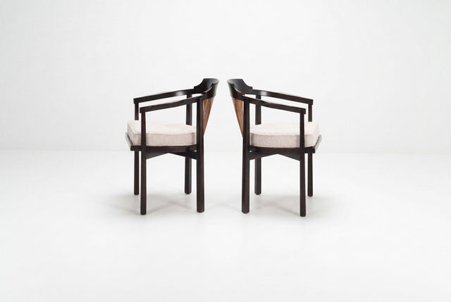 Edward Wormley for Dunbar Six Dining Chairs,Model 935 "Horseshoe Chairs" 1965c.