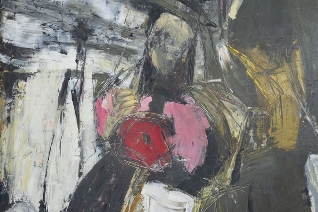 Georg August Stahl Abstract Painting: Composition (1962–63)
