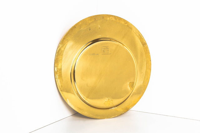 Gio Ponti Brass Plate by Cleto Munari