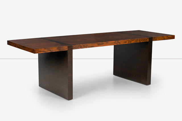 Roger Lee Sprunger for Dunbar Desk in Two-Toned Oakwood