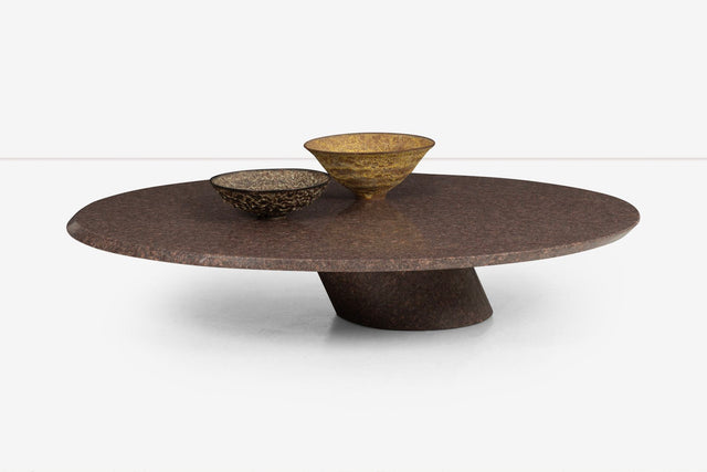 Lucia Mercer for Knoll Custom Sierra Brown Granite Cocktail Table