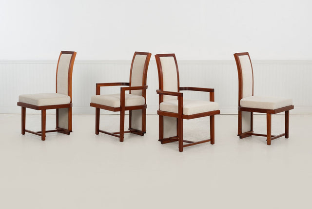 Frank Lloyd Wright for Henredon Set of Twelve Taliesin Dining Chairs