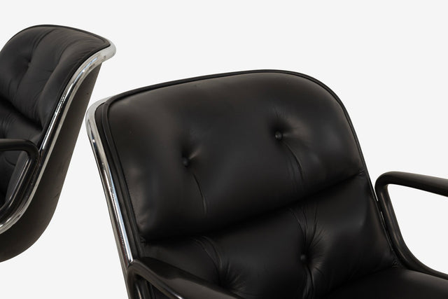 Charles Pollock for Knoll International Model 1258 Swivel Tilt Desk Chairs, 1965