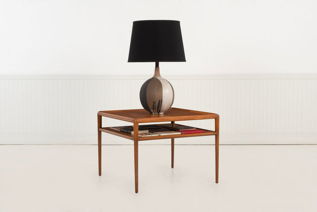 T.H. Robsjohn-Gibbings for Widdicomb Model 1781 Two-Tier Lamp Table, 1953