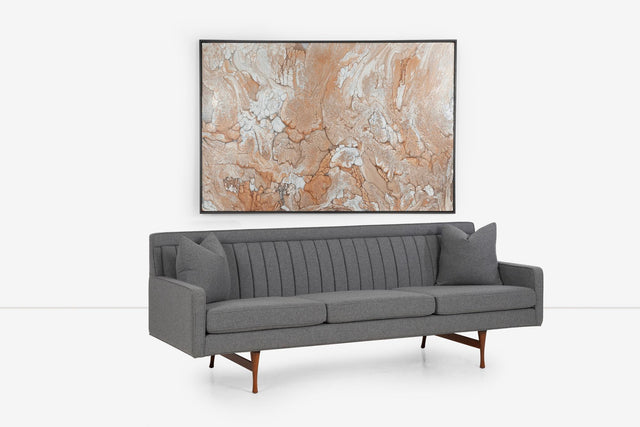 Paul McCobb for Widdicomb Chanel back Three-Seat Sofa