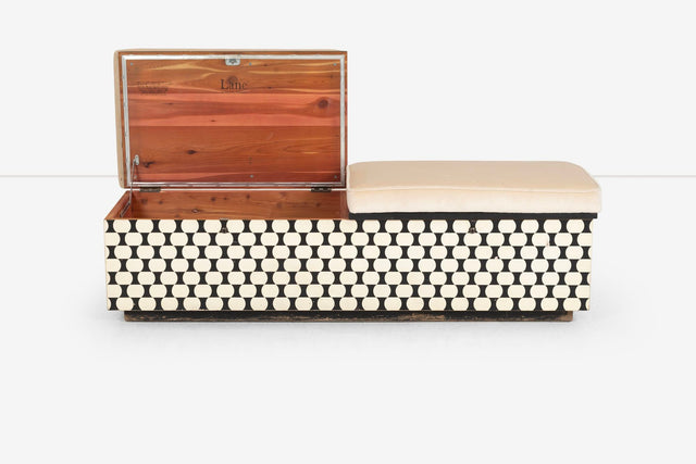Milo Baughman Storage Bench