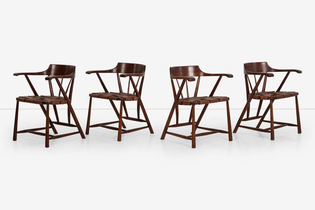 Set of Four Wharton Esherick Captains Chairs 1955