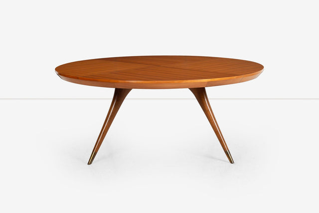 72" Round Vladimir Kagan Dining Table, 1950s