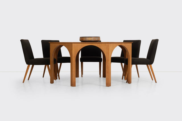 T.H. Robsjohn-Gibbings for Widdicomb Colosseum Dining Table 1956