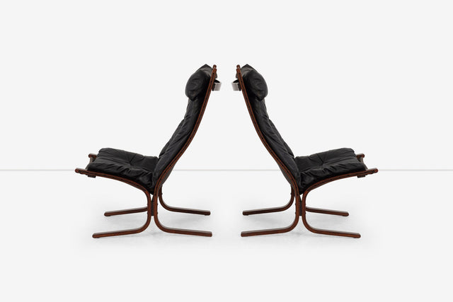 Pair of Siesta Chairs by Ingmar Relling for Westnofa Norway, 1960s