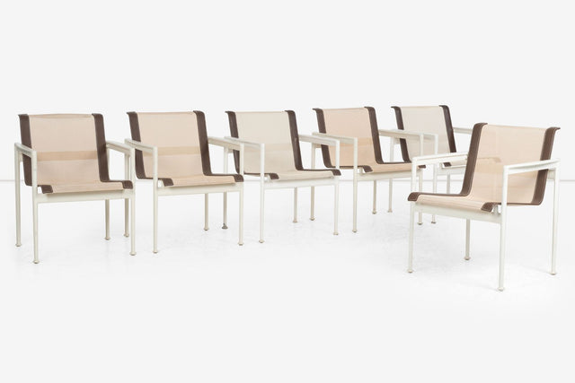 Richard Schultz for Knoll Set of Six Dining Chairs, 1960s