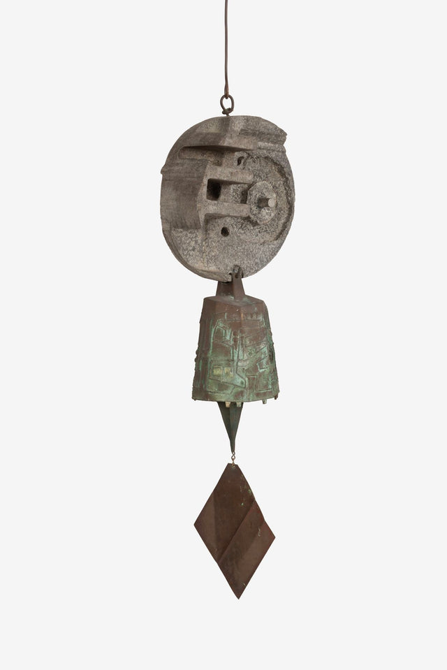 Paolo Soleri Special Order Large 55 inch Brutalist Windbell 1975