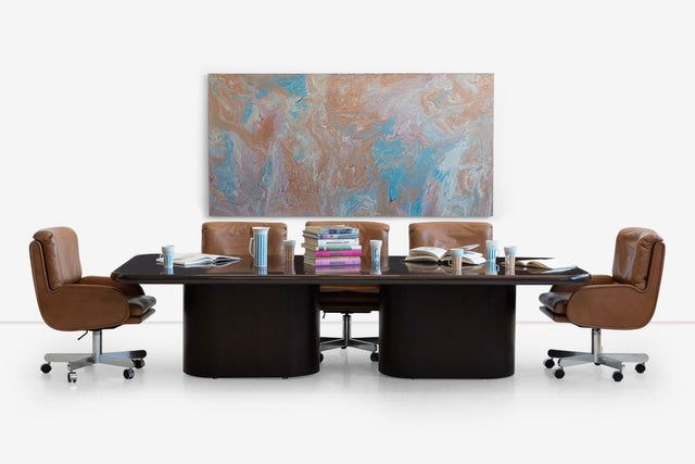 Roger Lee Sprunger for Dunbar – Double Pedestal Dining or Conference Table 1965