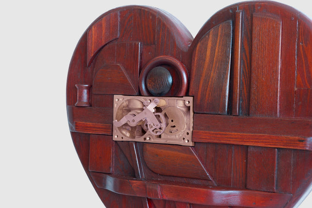 Max Neufeldt Gear Heart Collage, c. 1990