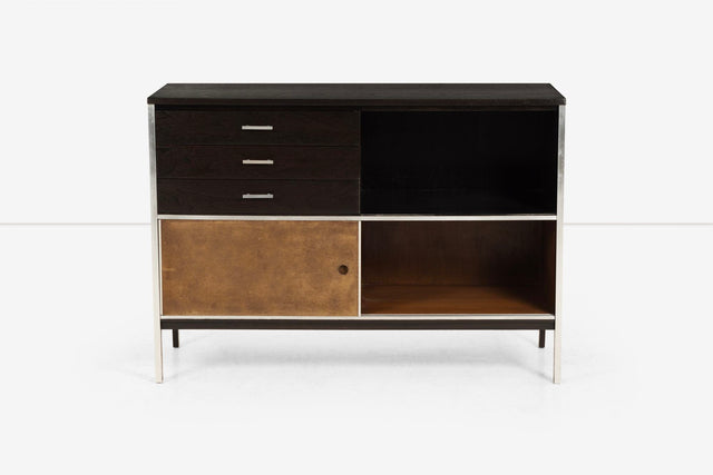Paul McCobb Storage Unit Custom Matte Blackened Finish