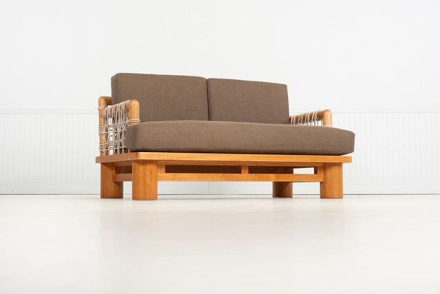Karl Springer for Karl Springer, Ltd Dowelwood Sofa, c. 1980