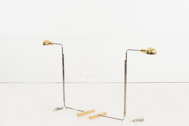 Pair of Cedric Hartman Low Profile MOMA Floor Luminaire 1H, 1966