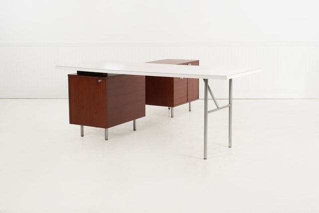 George Nelson for Herman Miller Executive Office Desk and Return, 1955